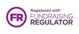 Registered with the Fundraising Regulator logo